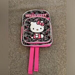 NWT Sanrio Hello Kitty Mini  Backpack School Bag‎ 11” X8” for Kids and Toddlers
